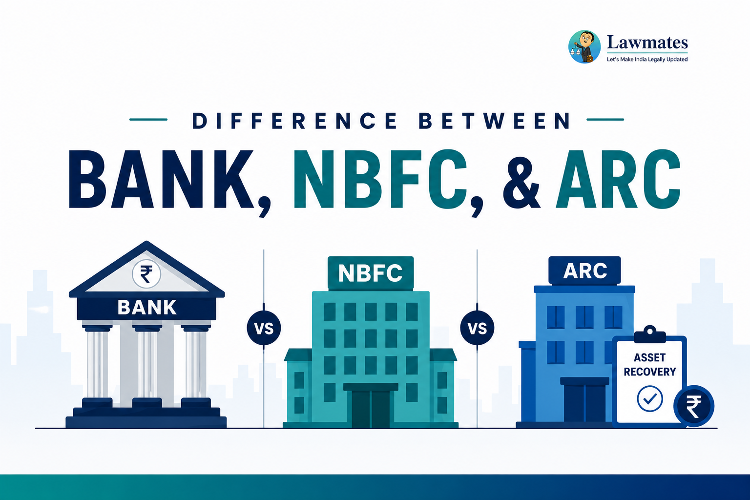 Difference between NBFC Bank & ARC